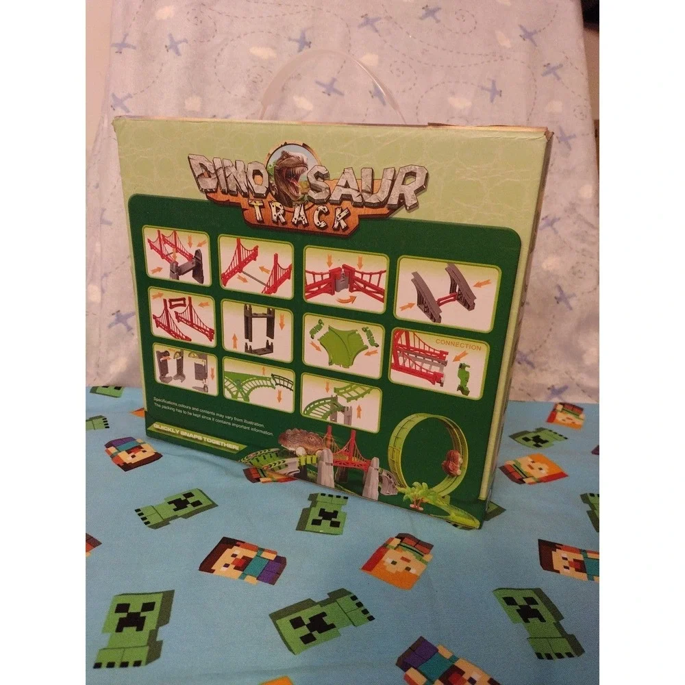 Dinosaur track roller‎ coaster playset